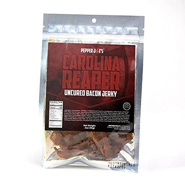 Carolina Reaper Bacon Jerky - The Pepper Pantry (Formerly Marie Sharp's)